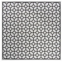 Safavieh Linden Lnd127A Light Grey / Charcoal Geometric Area Rug