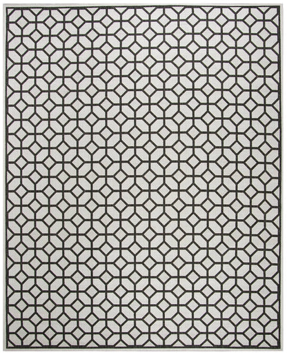 Safavieh Linden Lnd127A Light Grey / Charcoal Geometric Area Rug