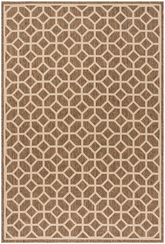 Safavieh Linden Lnd127D Beige / Cream Geometric Area Rug