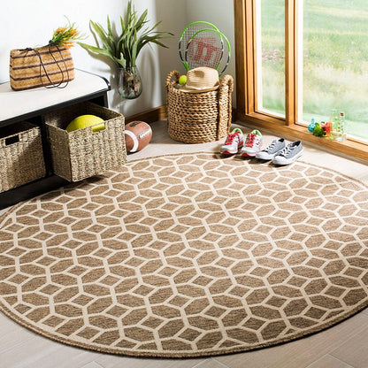 Safavieh Linden Lnd127D Beige / Cream Geometric Area Rug