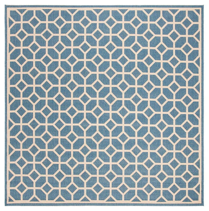 Safavieh Linden Lnd127M Blue / Creme Geometric Area Rug