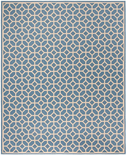 Safavieh Linden Lnd127M Blue / Creme Geometric Area Rug