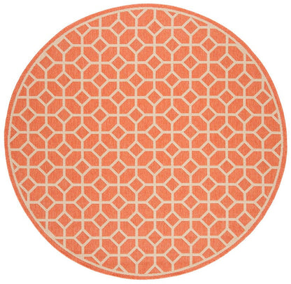 Safavieh Linden Lnd127P Rust / Creme Geometric Area Rug