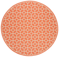 Safavieh Linden Lnd127P Rust / Creme Geometric Area Rug