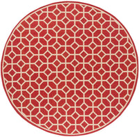 Safavieh Linden Lnd127Q Red / Creme Geometric Area Rug