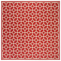 Safavieh Linden Lnd127Q Red / Creme Geometric Area Rug