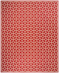 Safavieh Linden Lnd127Q Red / Creme Geometric Area Rug