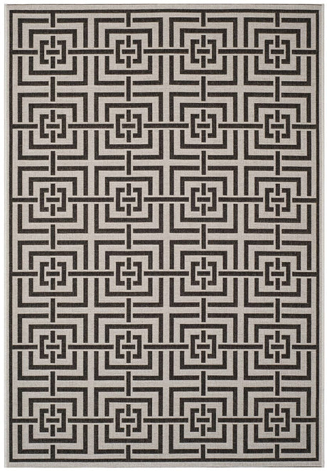 Safavieh Linden Lnd128A Light Grey / Charcoal Rugs.