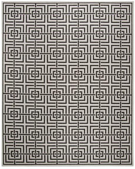 Safavieh Linden Lnd128A Light Grey / Charcoal Rugs.