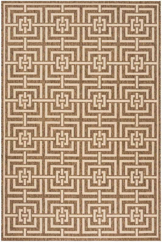 Safavieh Linden Lnd128D Beige / Cream Geometric Area Rug