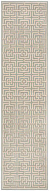 Safavieh Linden Lnd128K Aqua / Cream Geometric Area Rug