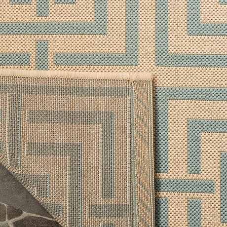 Safavieh Linden Lnd128L Cream / Aqua Rugs.