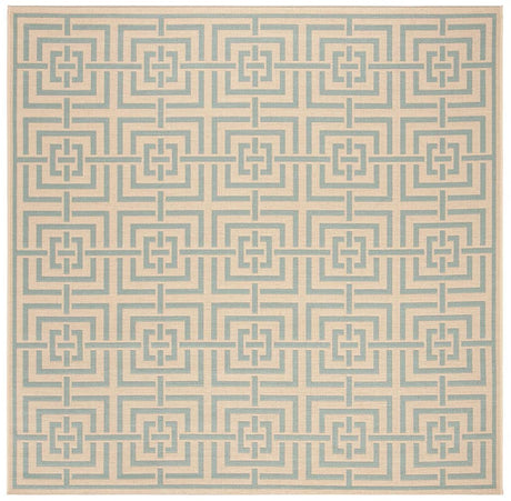 Safavieh Linden Lnd128L Cream / Aqua Rugs.