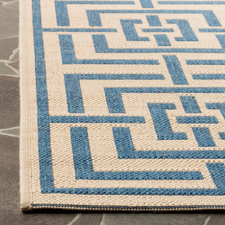 Safavieh Linden Lnd128N Cream / Blue Rugs.