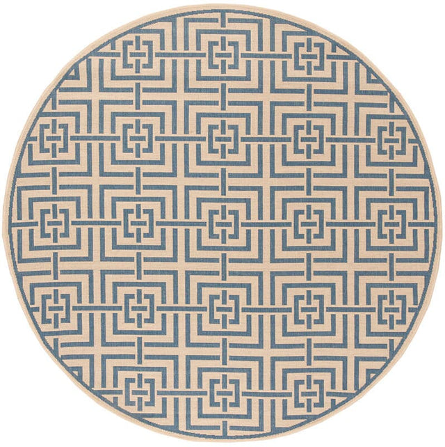 Safavieh Linden Lnd128N Cream / Blue Rugs.