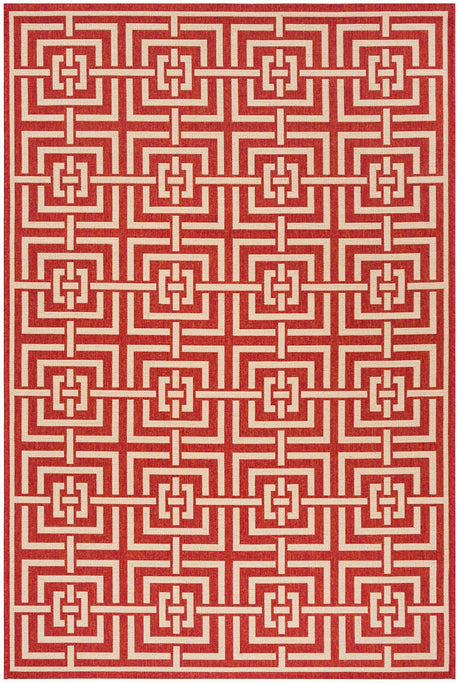 Safavieh Linden Lnd128Q Red / Creme Rugs.