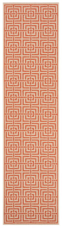 Safavieh Linden Lnd128R Cream / Rust Geometric Area Rug