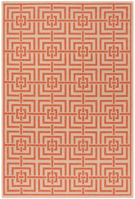 Safavieh Linden Lnd128R Cream / Rust Rugs.