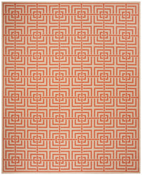 Safavieh Linden Lnd128R Cream / Rust Geometric Area Rug