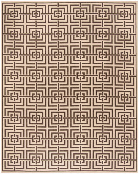 Safavieh Linden Lnd128U Creme / Brown Rugs.