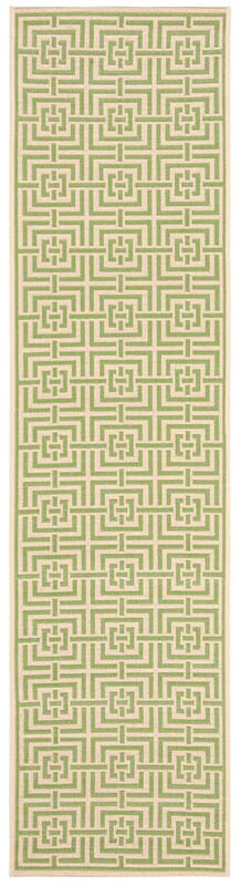 Safavieh Linden Lnd128V Cream / Olive Geometric Area Rug