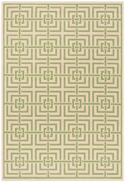 Safavieh Linden Lnd128V Cream / Olive Geometric Area Rug