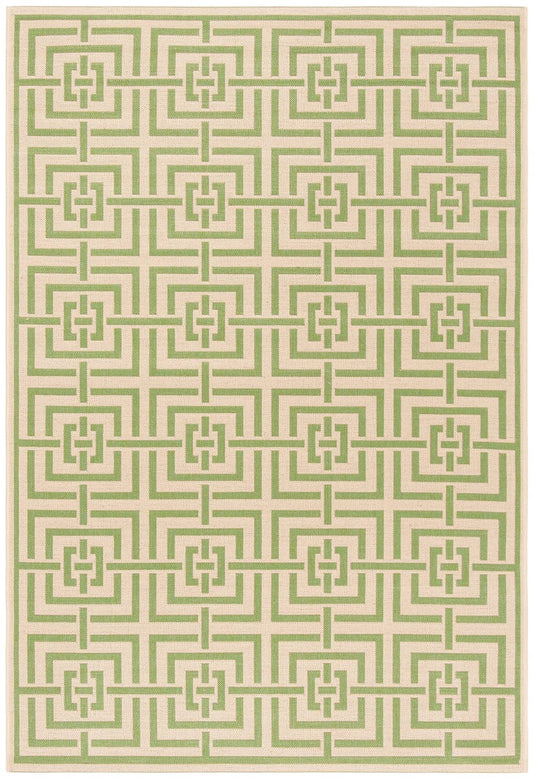 Safavieh Linden Lnd128V Cream / Olive Geometric Area Rug