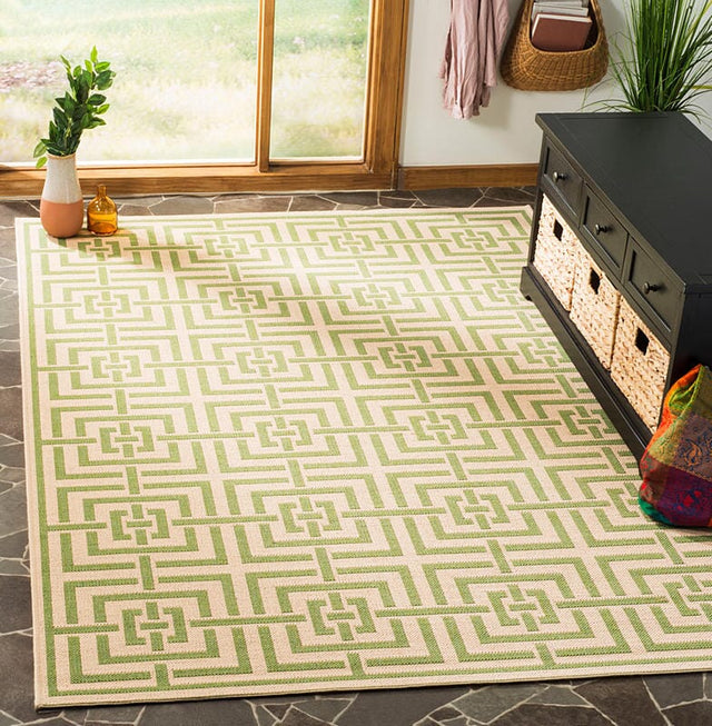 Safavieh Linden Lnd128V Cream / Olive Rugs.