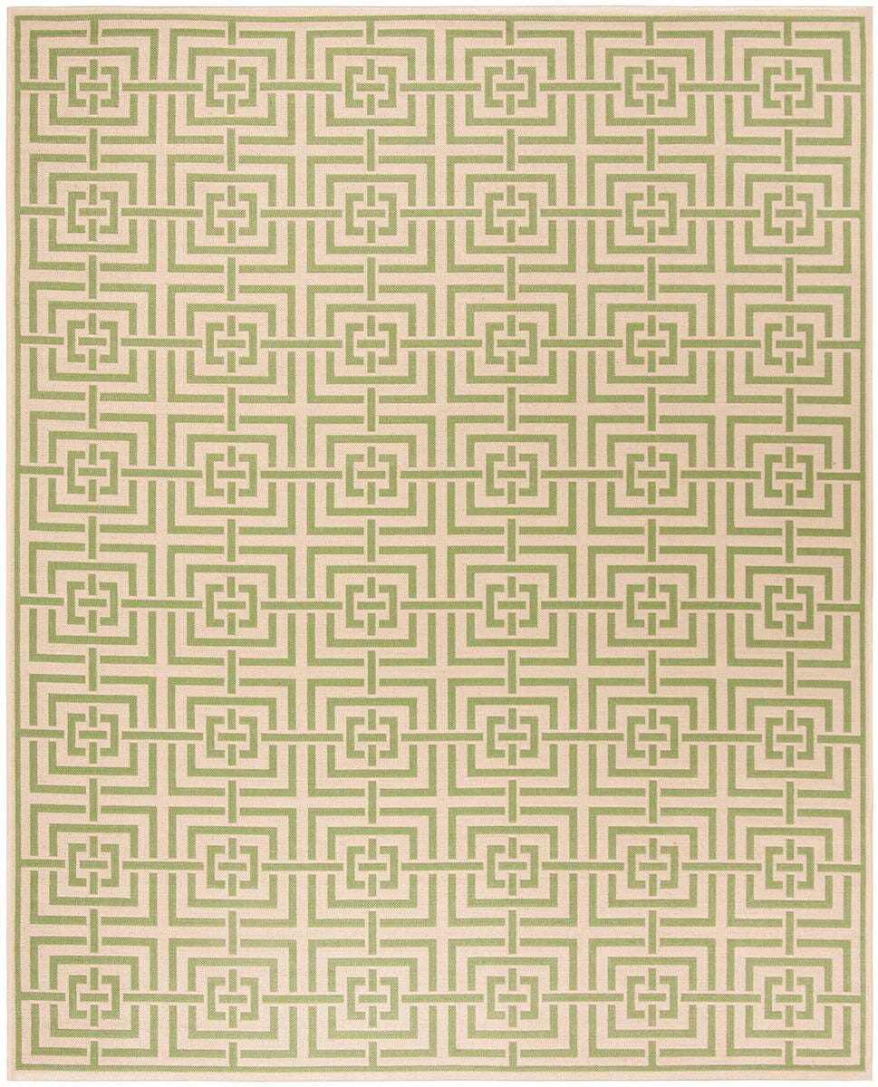 Safavieh Linden Lnd128V Cream / Olive Geometric Area Rug