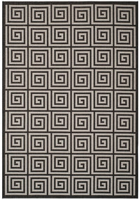 Safavieh Linden Lnd129A Light Grey / Charcoal Geometric Area Rug