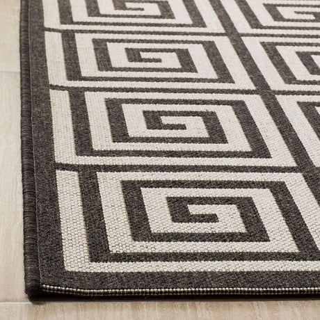 Safavieh Linden Lnd129A Light Grey / Charcoal Rugs.