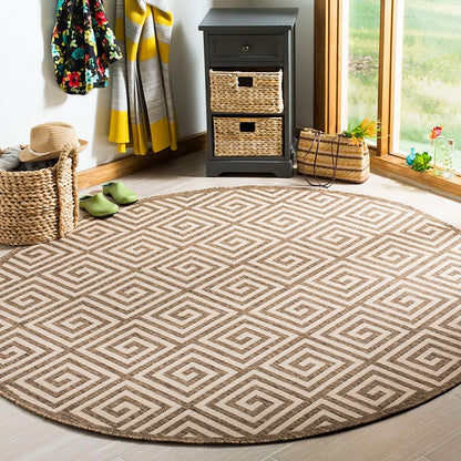 Safavieh Linden Lnd129C Cream / Beige Geometric Area Rug