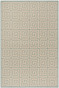 Safavieh Linden Lnd129L Cream / Aqua Geometric Area Rug