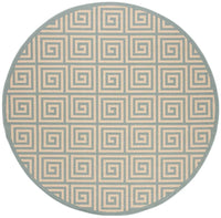 Safavieh Linden Lnd129L Cream / Aqua Geometric Area Rug