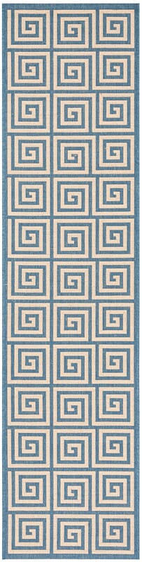 Safavieh Linden Lnd129N Cream / Blue Rugs.