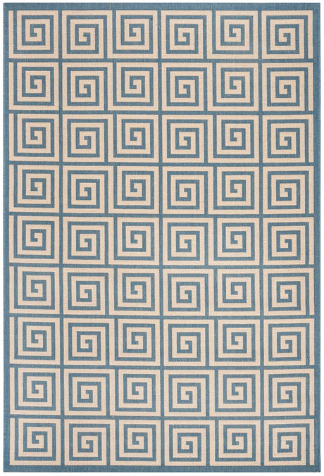 Safavieh Linden Lnd129N Cream / Blue Rugs.