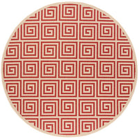 Safavieh Linden Lnd129Q Red / Creme Geometric Area Rug