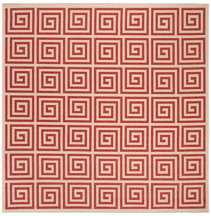 Safavieh Linden Lnd129Q Red / Creme Geometric Area Rug