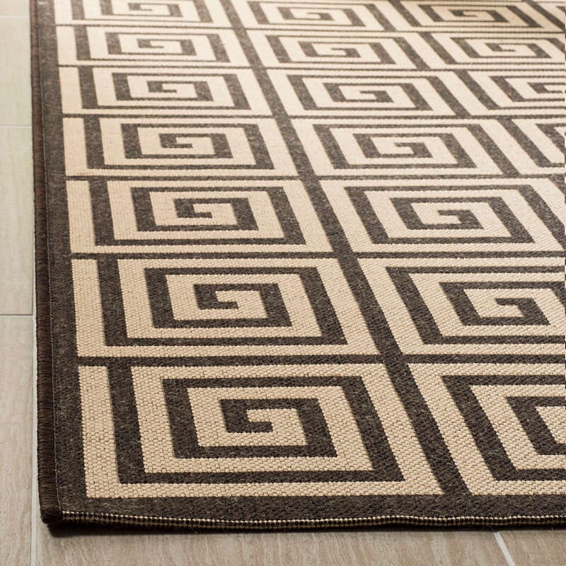 Safavieh Linden Lnd129U Creme / Brown Geometric Area Rug