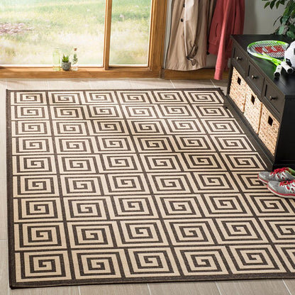 Safavieh Linden Lnd129U Creme / Brown Geometric Area Rug