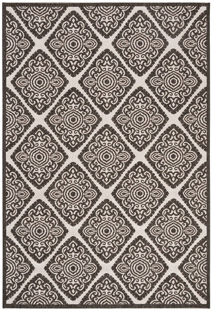 Safavieh Linden Lnd132A Light Grey / Charcoal Geometric Area Rug