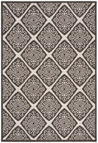 Safavieh Linden Lnd132A Light Grey / Charcoal Geometric Area Rug