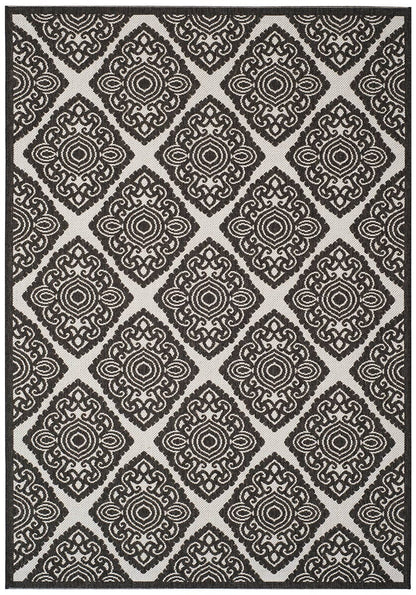 Safavieh Linden Lnd132A Light Grey / Charcoal Geometric Area Rug