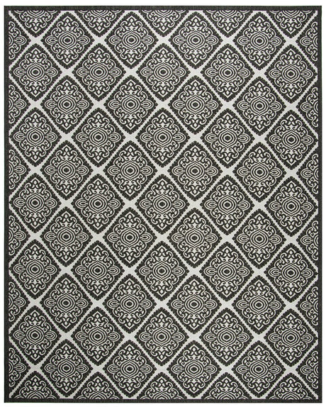 Safavieh Linden Lnd132A Light Grey / Charcoal Rugs.