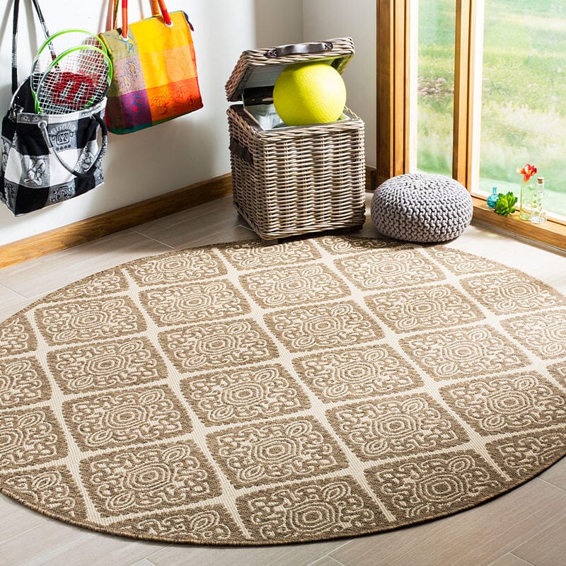 Safavieh Linden Lnd132C Cream / Beige Geometric Area Rug