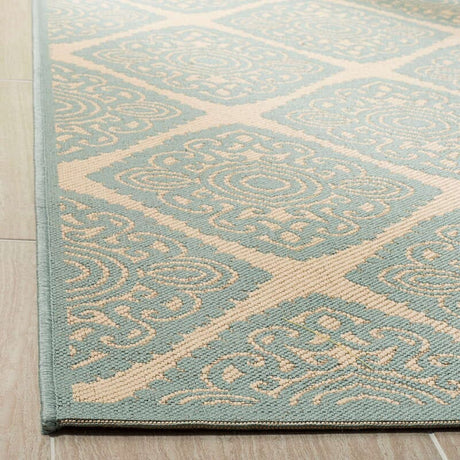 Safavieh Linden Lnd132L Cream / Aqua Rugs.