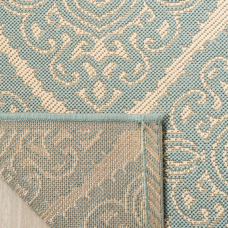 Safavieh Linden Lnd132L Cream / Aqua Rugs.