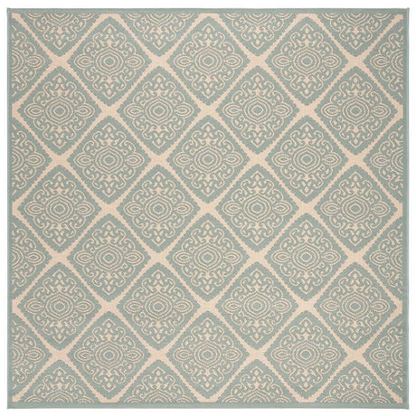 Safavieh Linden Lnd132L Cream / Aqua Rugs.