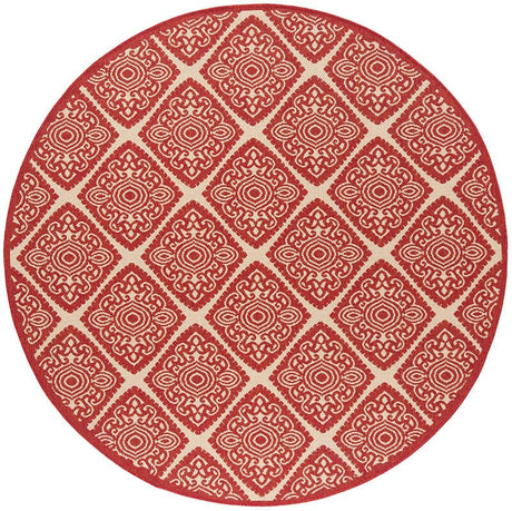 Safavieh Linden Lnd132Q Red / Creme Rugs.