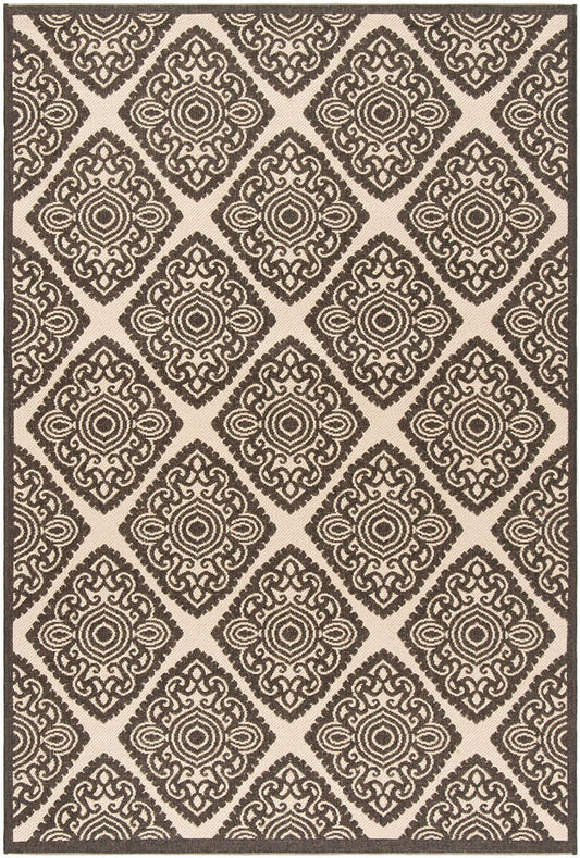 Safavieh Linden Lnd132U Creme / Brown Geometric Area Rug